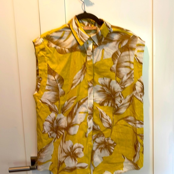 NEW Twinset sleeveless cotton blouse - Picture 1 of 6